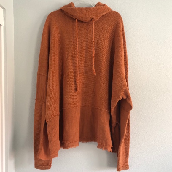 SOLD✨New FREE PEOPLE Copper Oversized Tunic Sweater - Picture 2 of 4